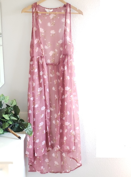 LC Lauren Conrad Sweaters - Lauren Conrad Open Cardigan Dress Size Medium